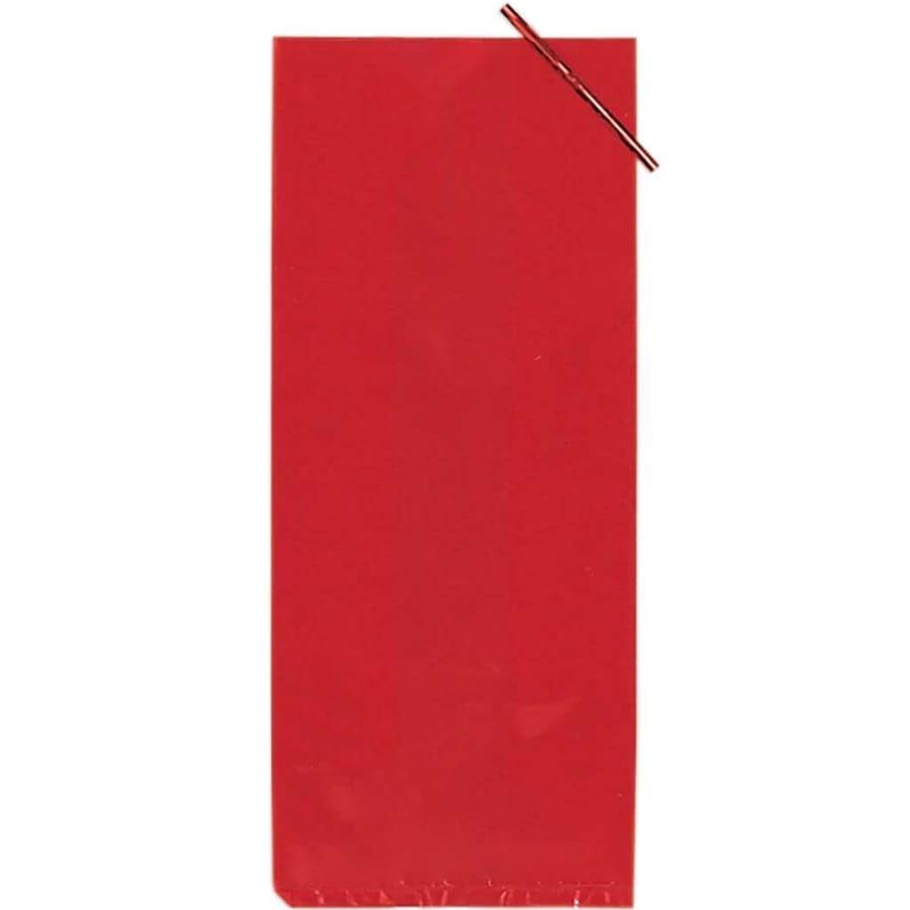 Large Cello Bag 12ct, Red 