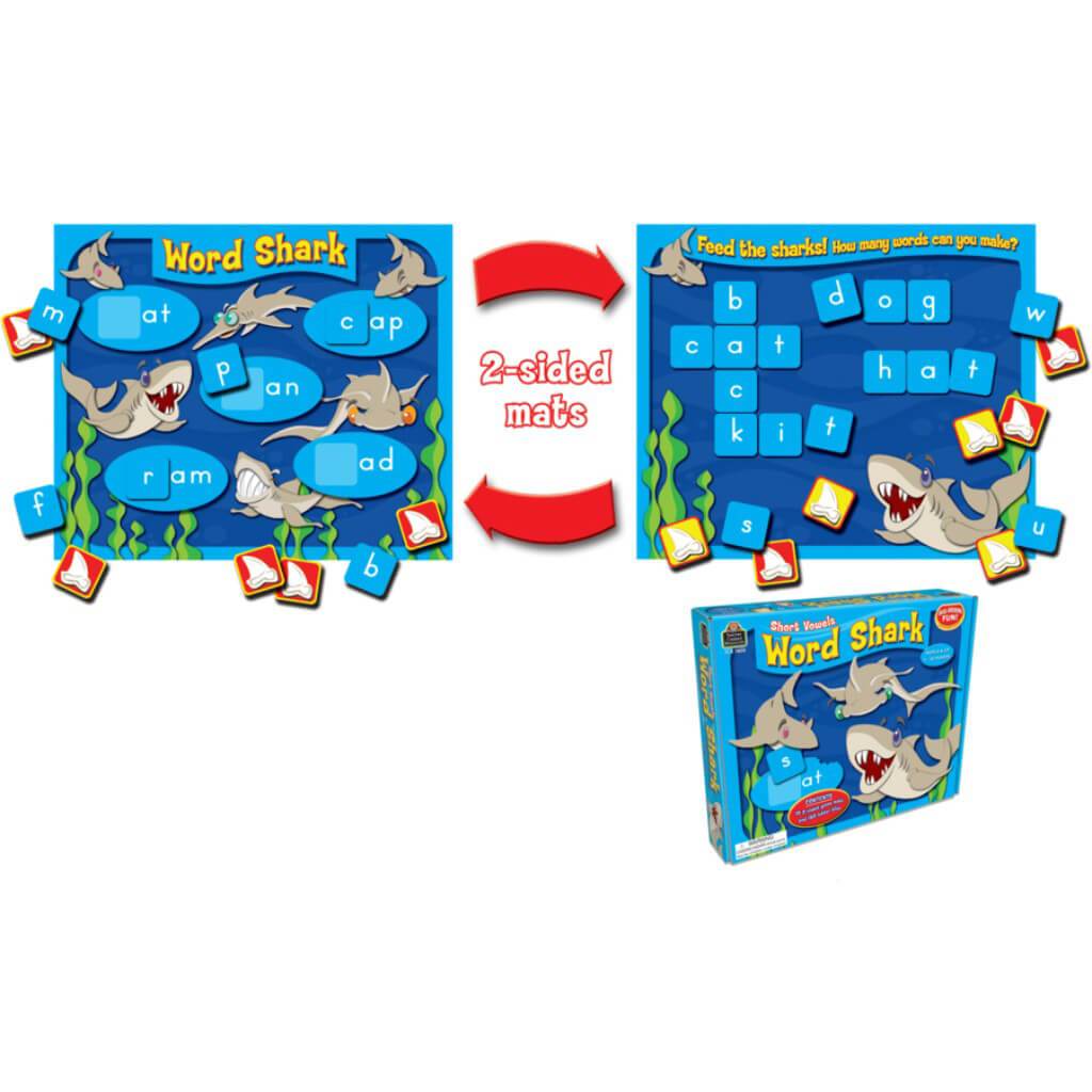 Word Shark Short Vowels Age 6+ Grade 1-2 