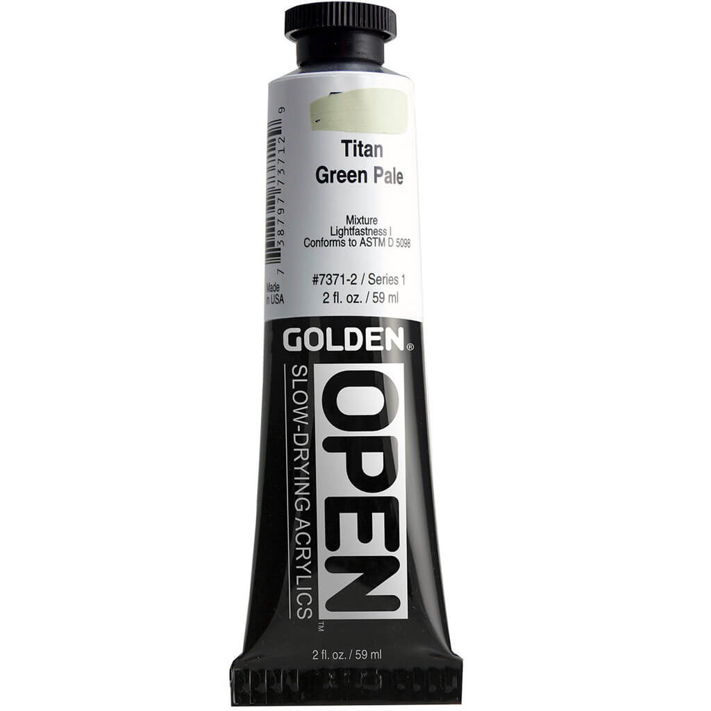 Golden Open Acrylic 2oz Titan Green Pale