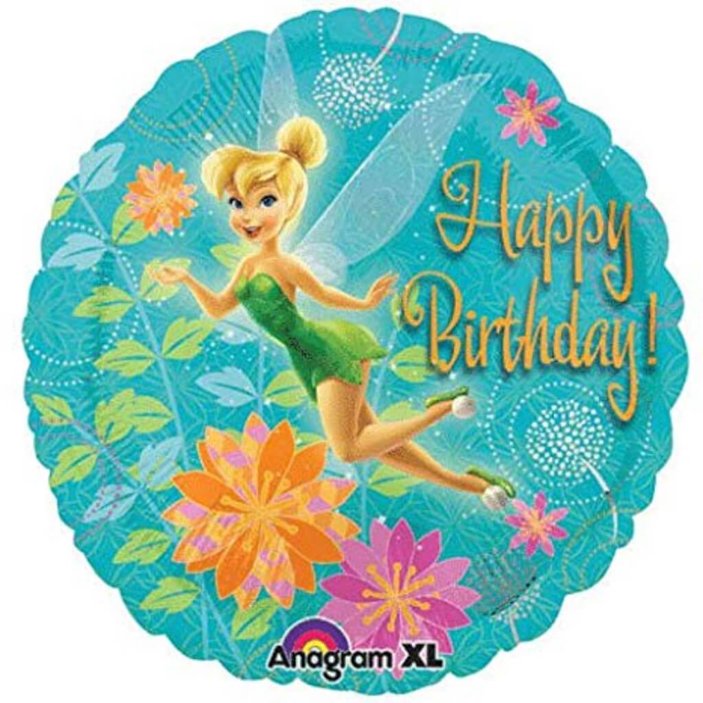 Foil Balloon Fairy Birthday 18in