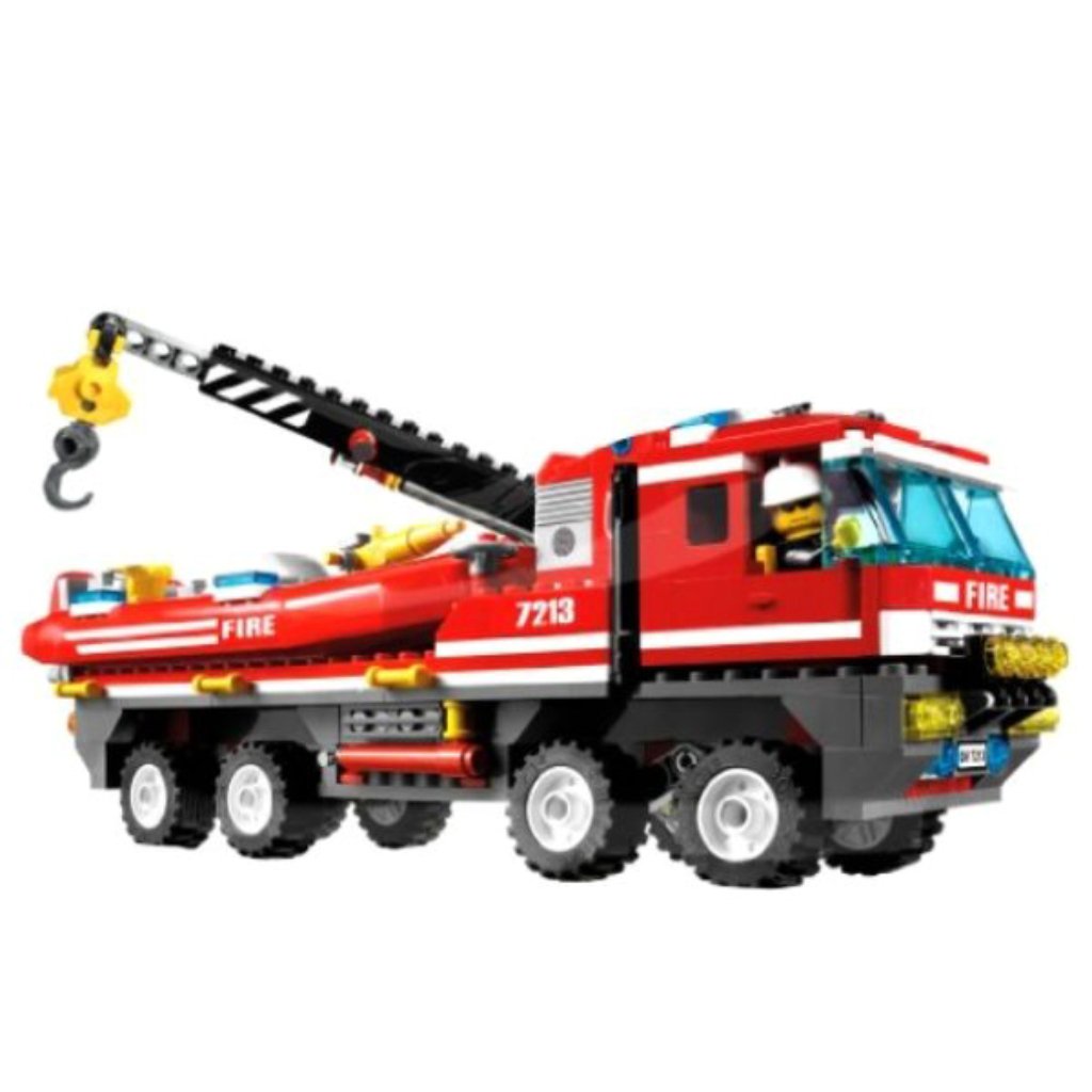 Foil Balloon Lego City Fire Engine 32in