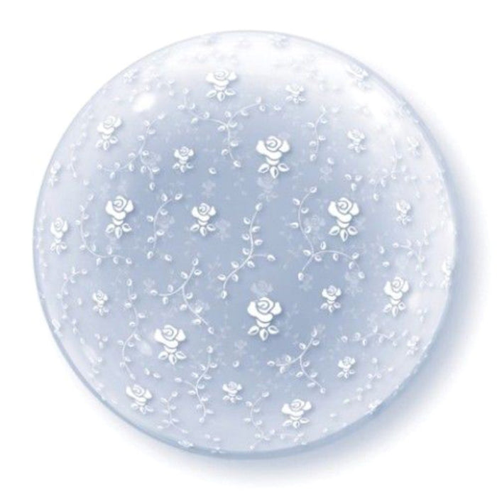 Bubble Balloon Flowers All Over 20in 