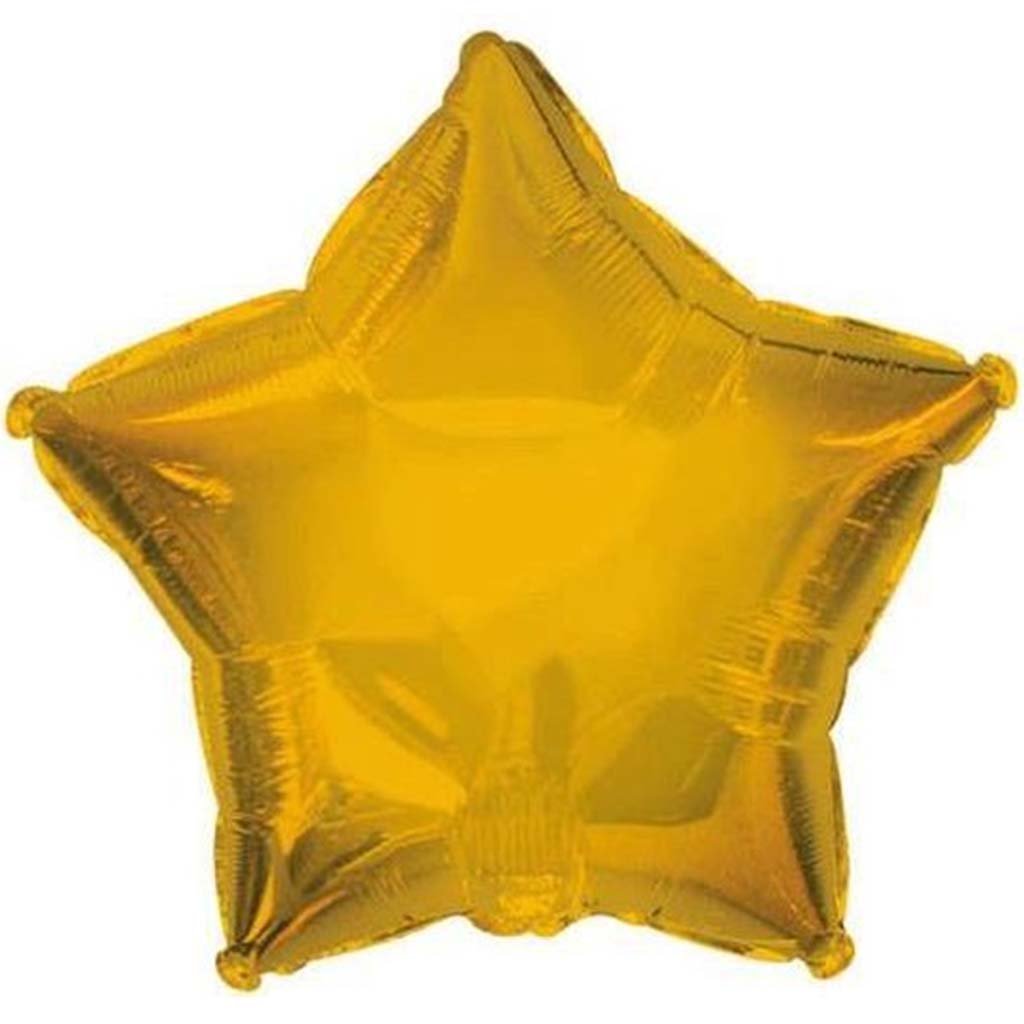 Foil Balloon Star Gold 18in 