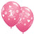 1St Birthday Circle Heart Girl Latex Balloon 11in