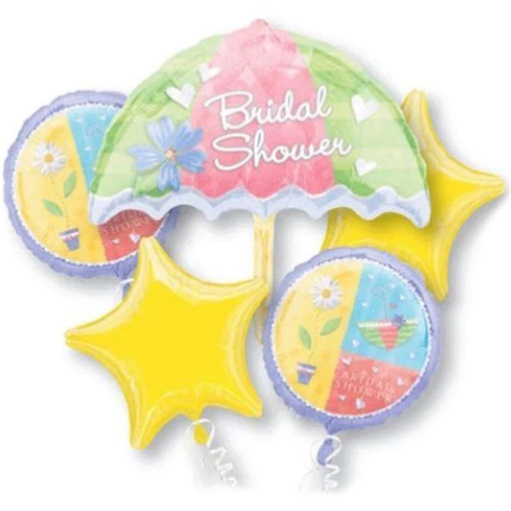 Bridal Shower Foil Bouquet 5Pcs