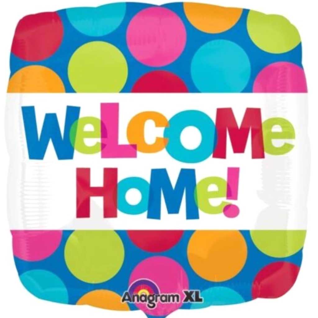 Welcome Home Foil Balloon 18in