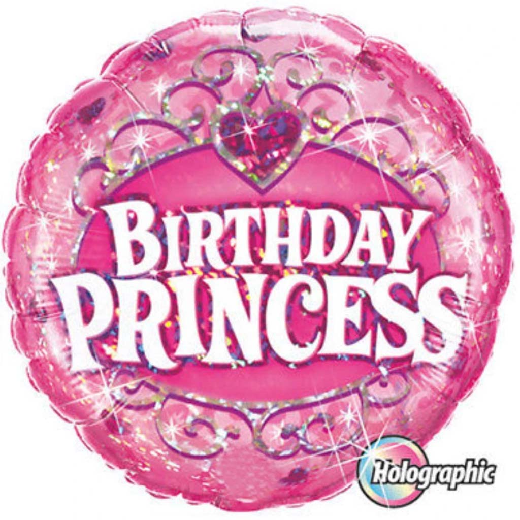 Birthday Princess Foil Balloon 18in 