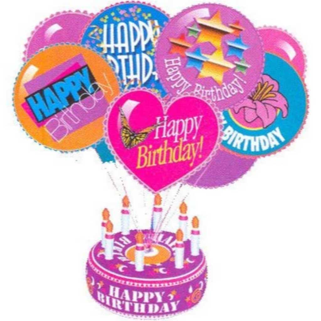 Birthday Cake Balloon Weight