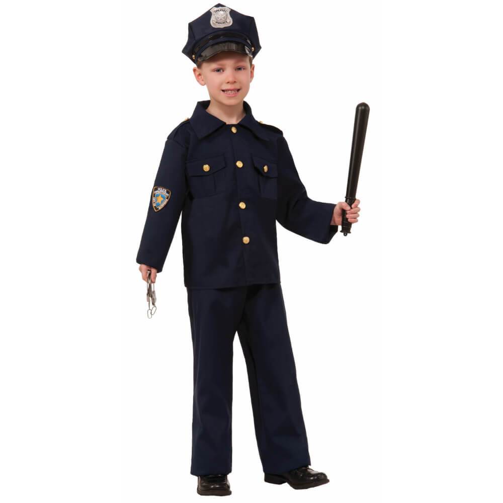 Police Boy Costume 12-14 Large