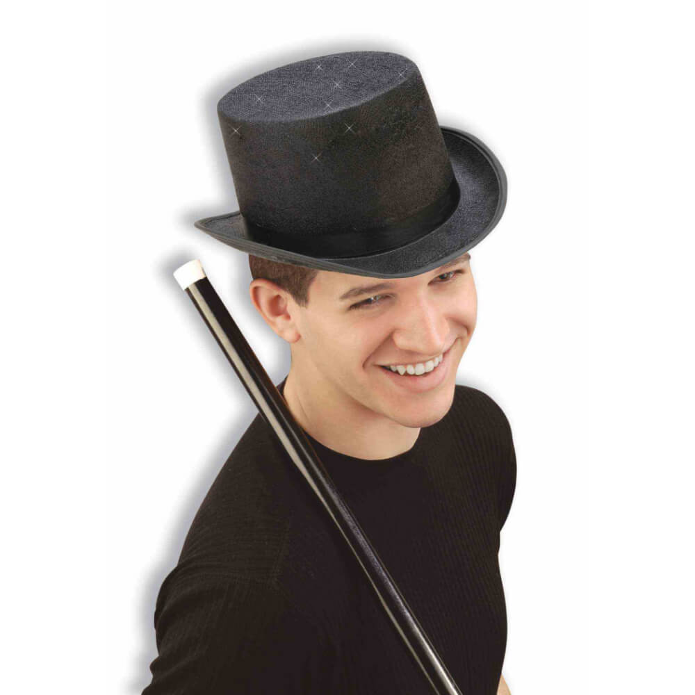 Glitter Mesh Top Hat