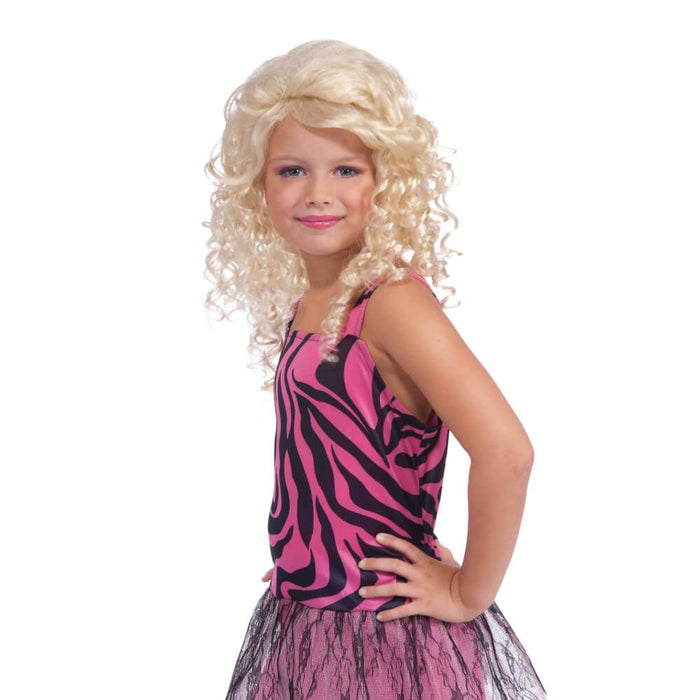 80's Pop Star Wig Blonde