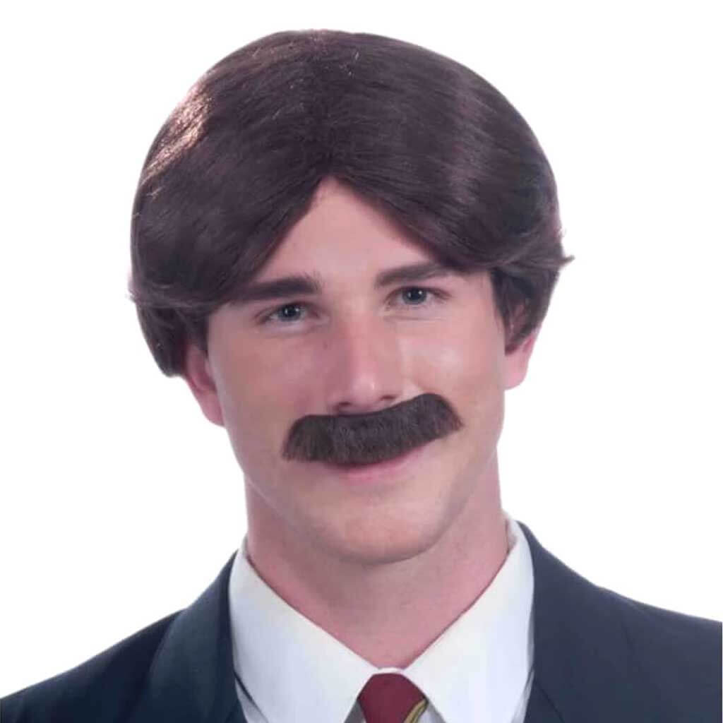 Mr. 70&#39;s Adult Wig &amp; Moustache