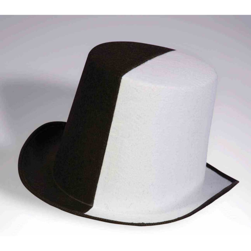 Black/White Top Hat