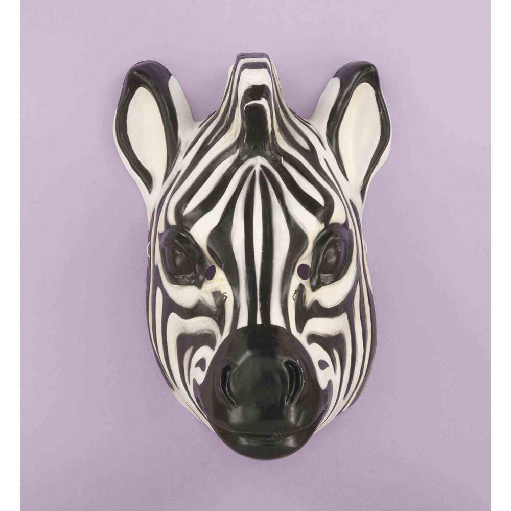 Zebra Plastic Mask