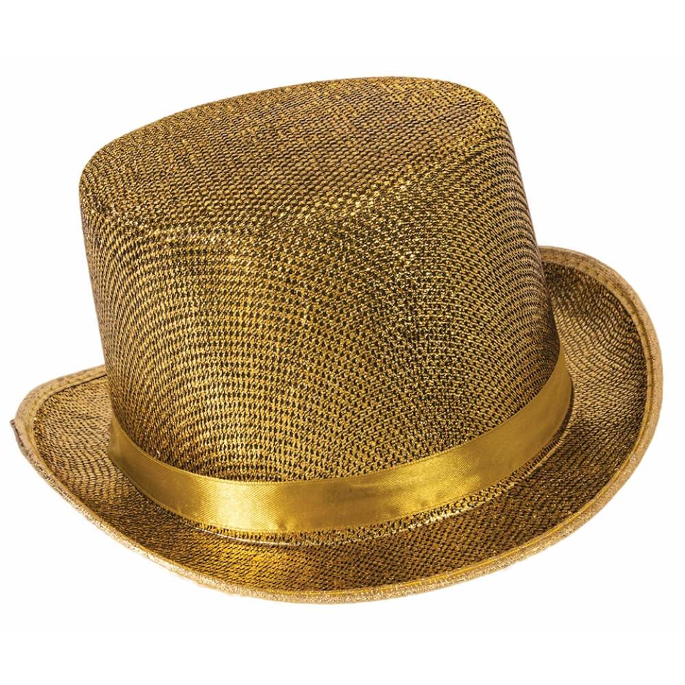 Glitter Mesh Hat Gold