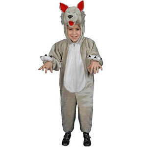 Plush Wolf Costume