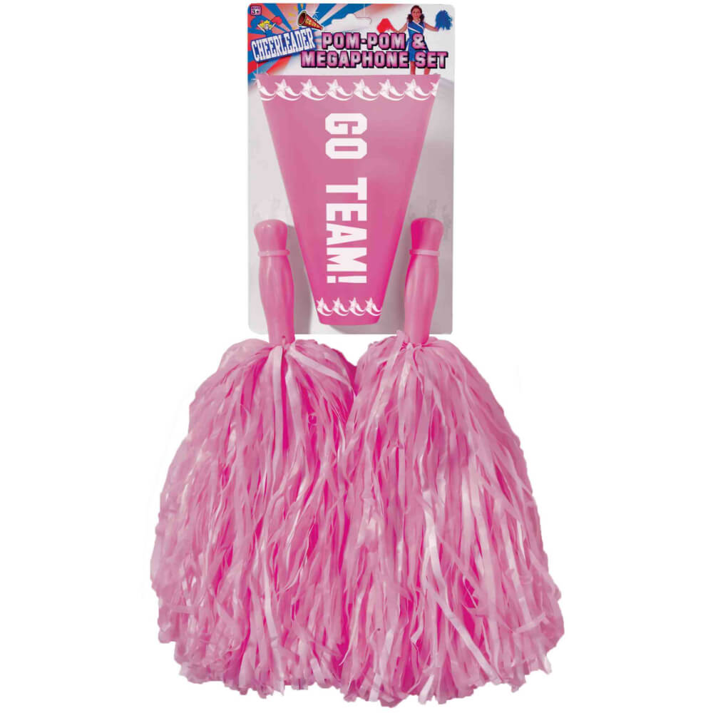 POM POM &amp; MEGAPHONE SET PINK 