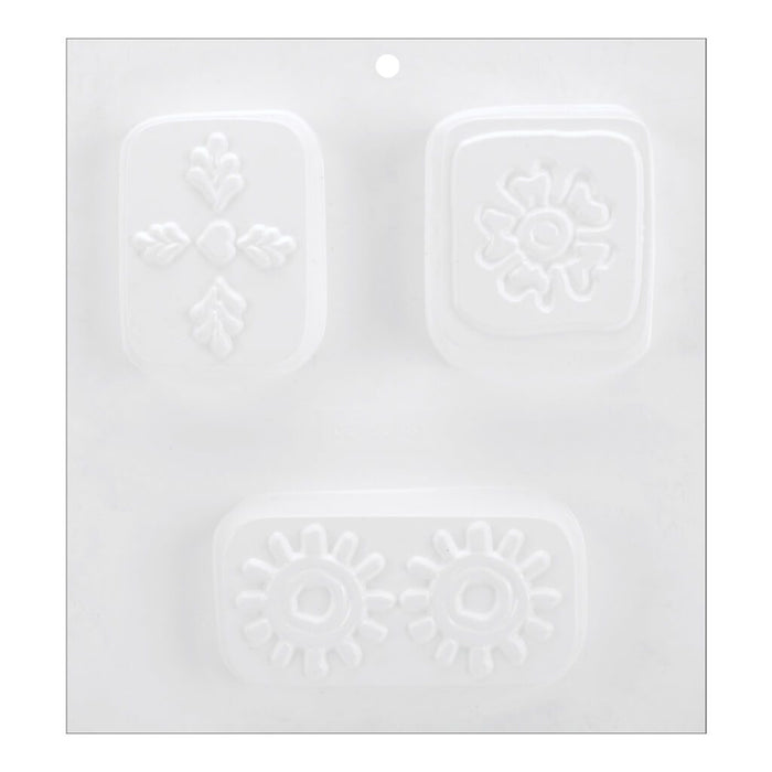 Soap Molder Heart Flower Sun Design 