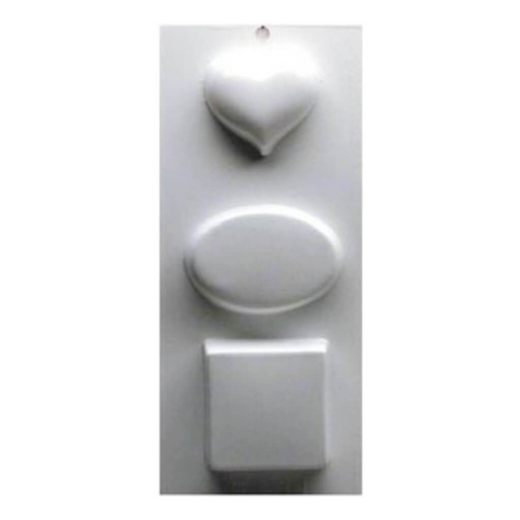 Soap Molder Heart,Oval &amp; Square 