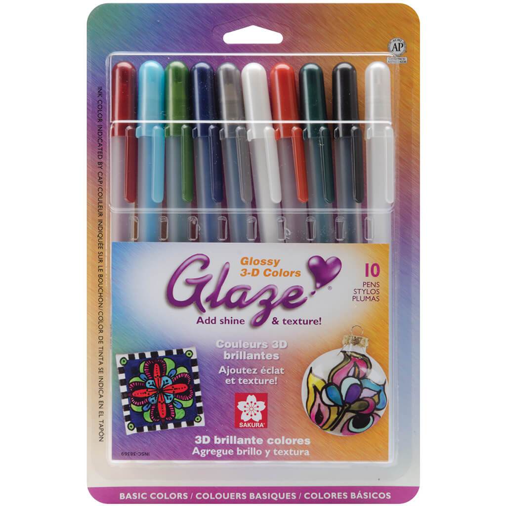 Glaze Pen Sets 10 Color Set Basic Colors