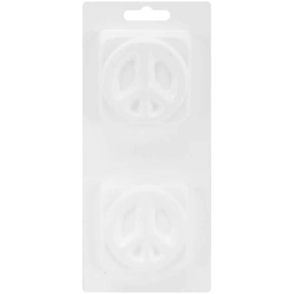 Soap Molder Square Peace Sign 04X09In 