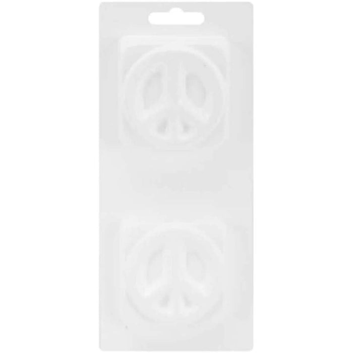 Soap Molder Square Peace Sign 04X09In 