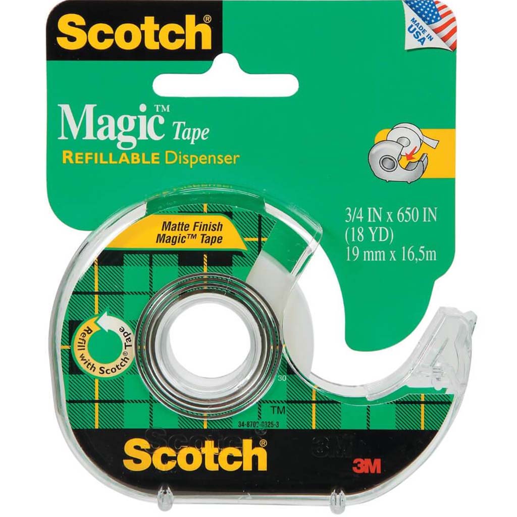 Scotch Magic Tape 0.75in x 650 in