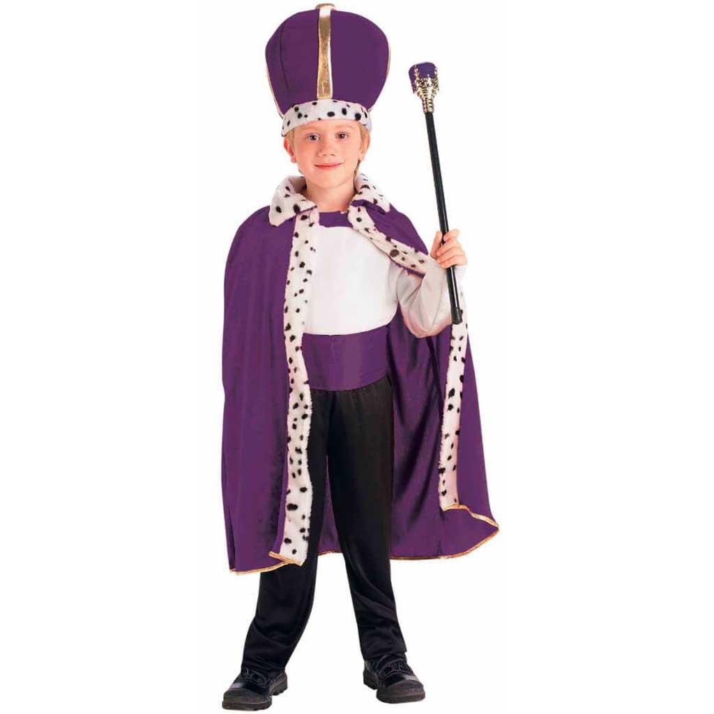 King Robe and Crown Set Purple