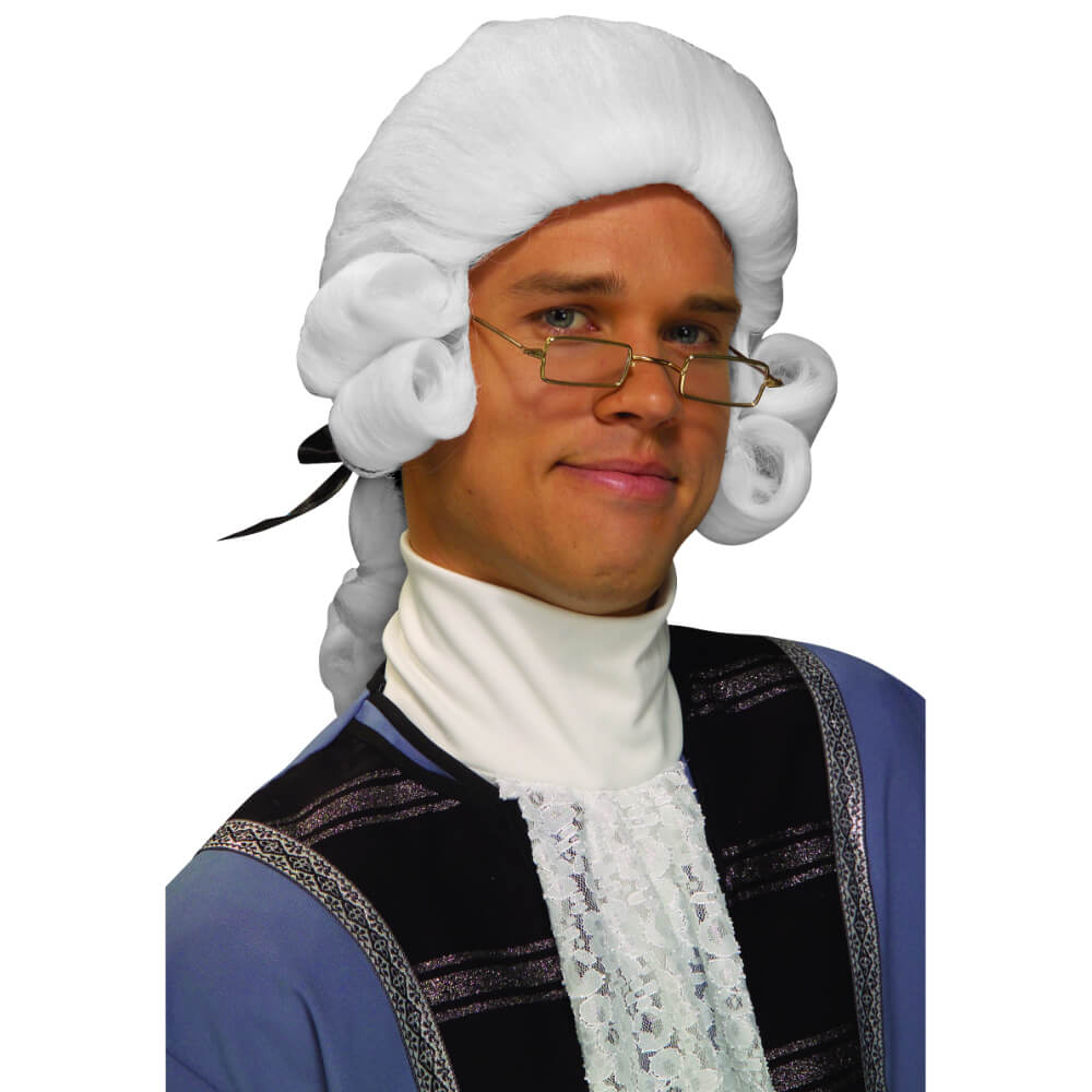 Colonial Man Adult Wig