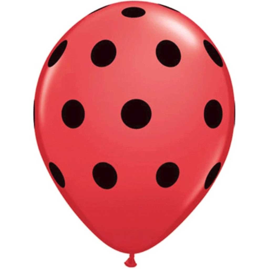 Polka Dots Big Latex Balloon 11in 