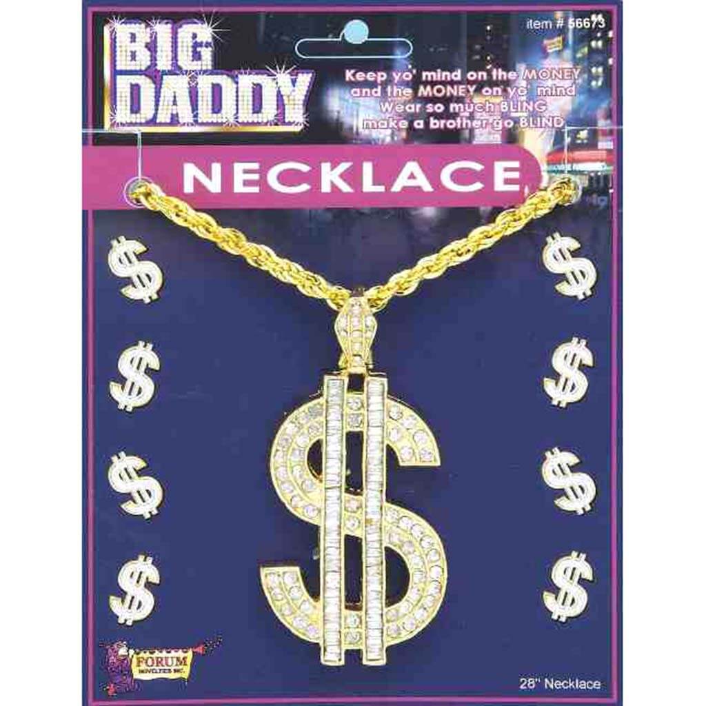 Big Daddy Dollar Sign Necklace