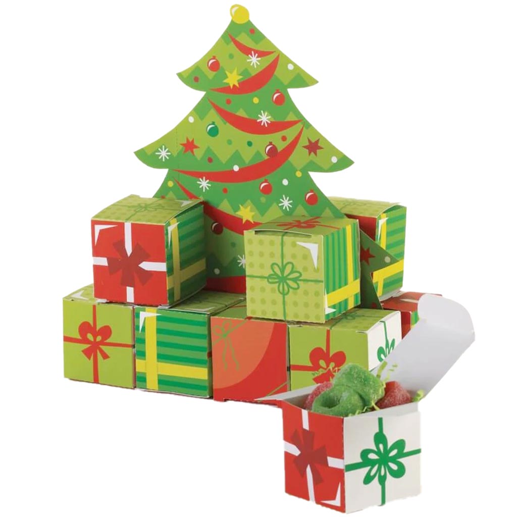 Christmas Tree Favor Boxes, Centerpiece 