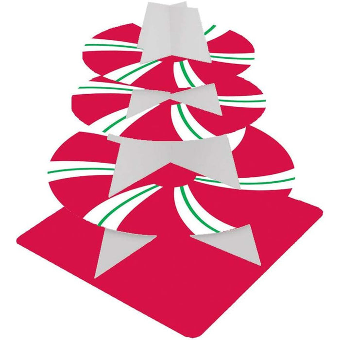 Tiered Server Peppermint Swirl, Cupcake Stands, 