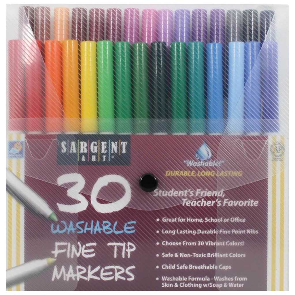Washable Fine Tip Marker Multi 30ct