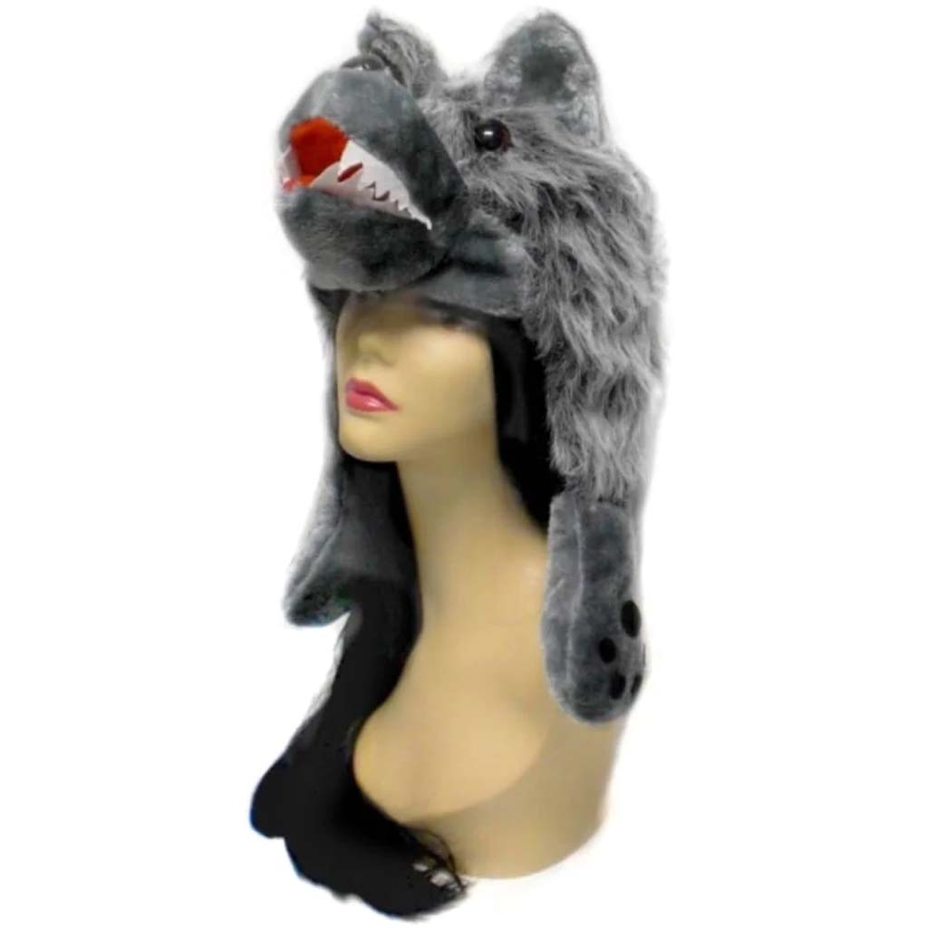 Plush Wolf Hat 