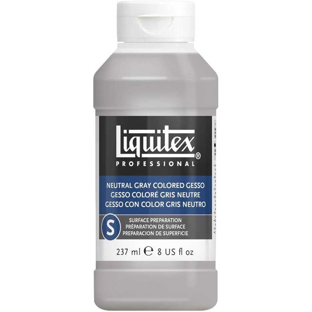 Liquitex Grounds Gesso Neutral Gray 8oz