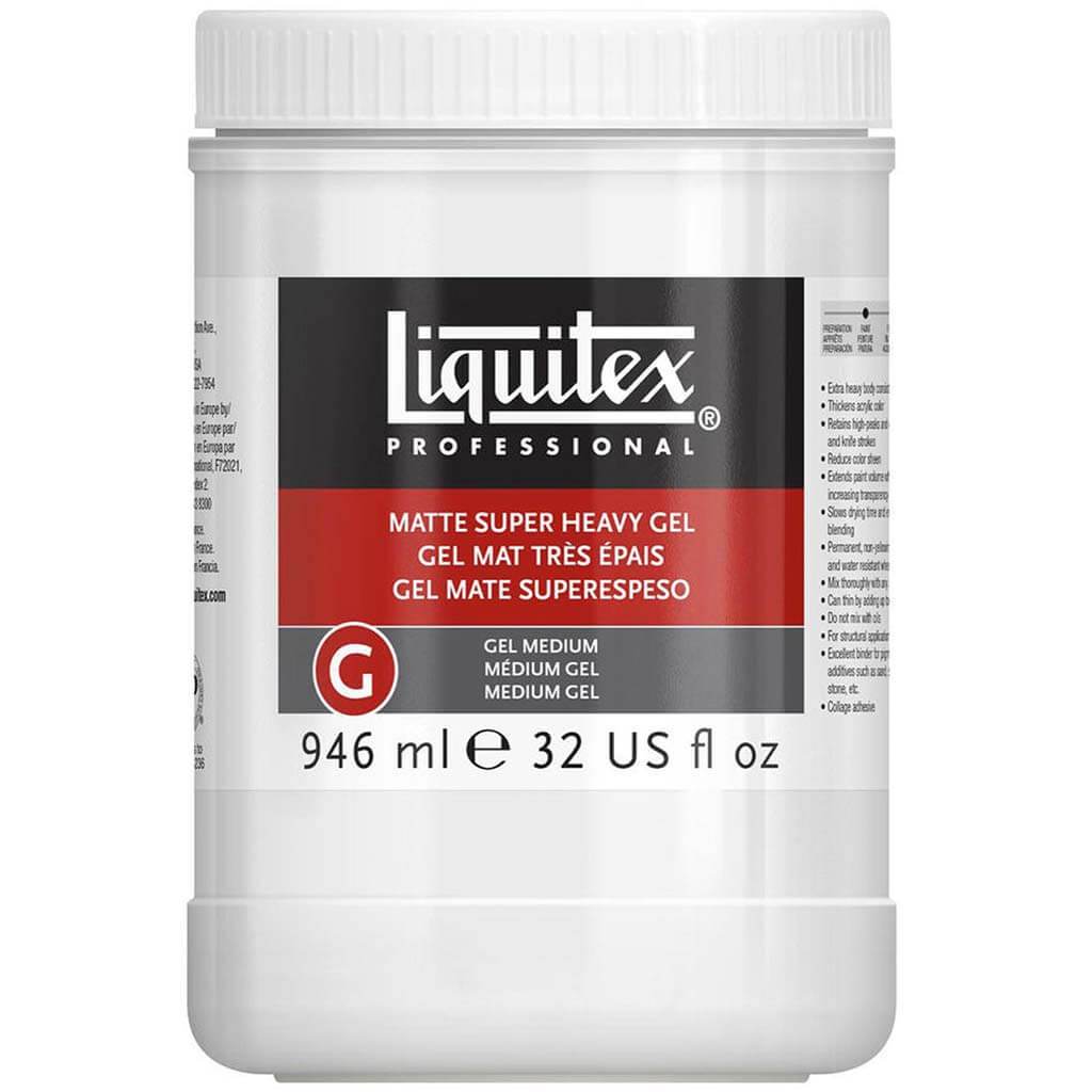 Liquitex Medium Matte Super Heavy Gel 32oz