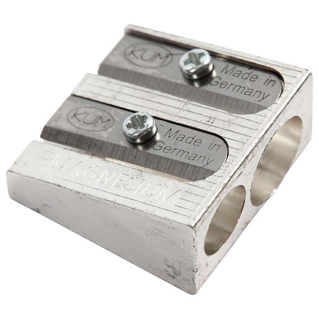 Magnesium Alloy 2-Hole Sharpener