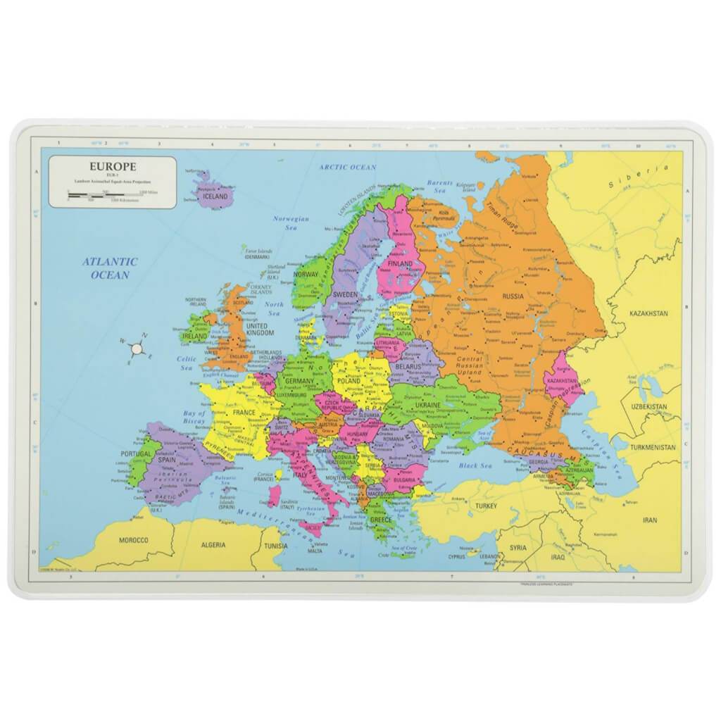 Europe Placemat 