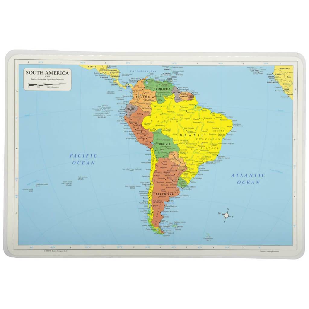 South America Placemat 