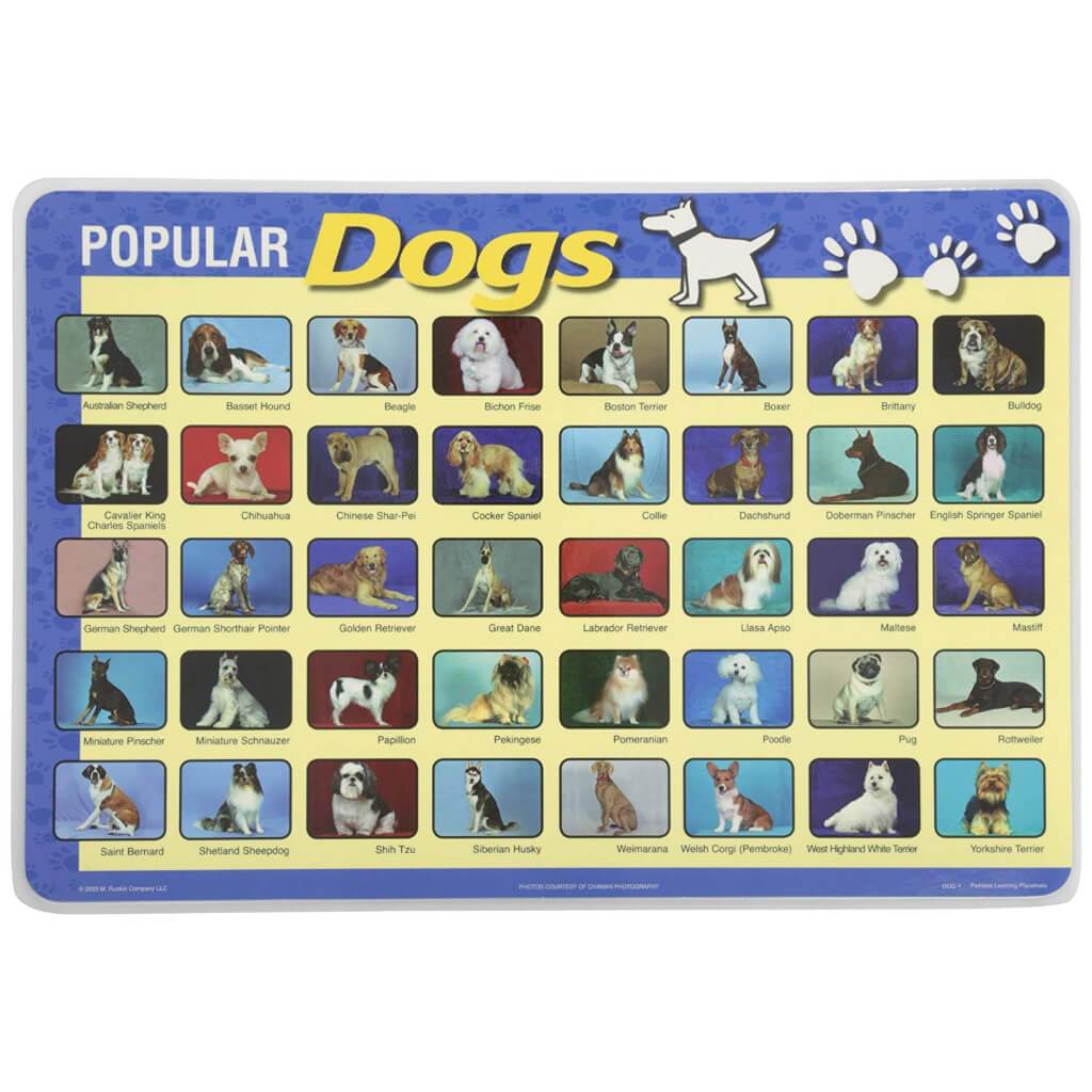 Popular Dogs Placemat 