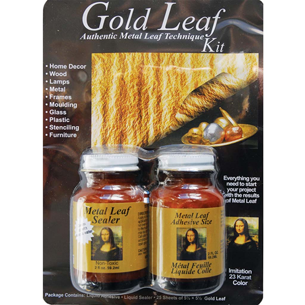Mona Lisa Imitation Gold Leaf 25 Sheet Kit