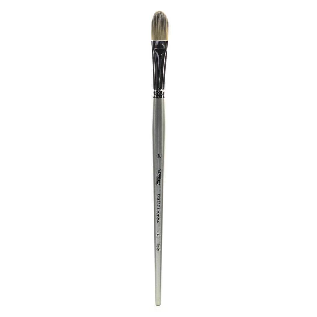 Titanium Filbert Brushes