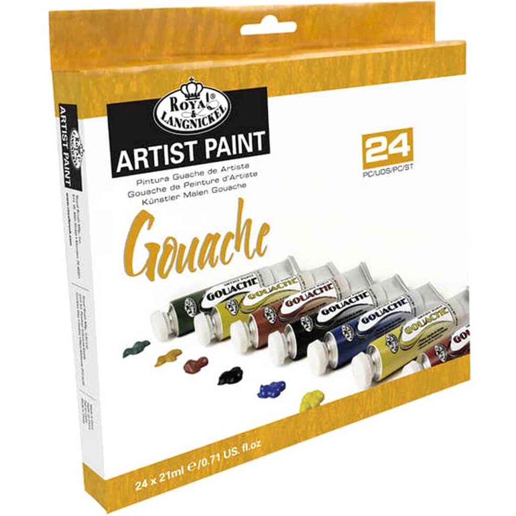 Gouache Painting Color 21ml Set of 24pk