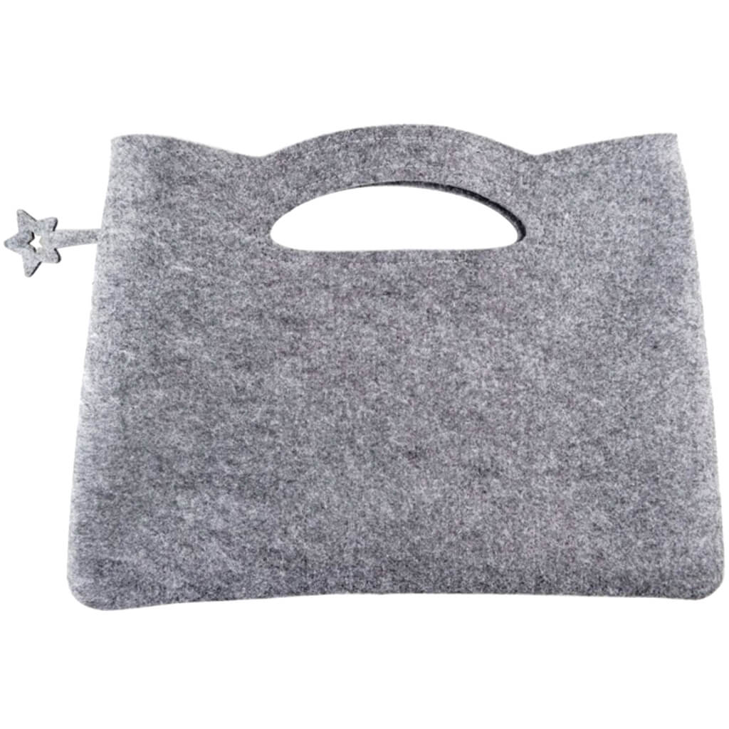 Handle Clutch Cashmere Charcoal