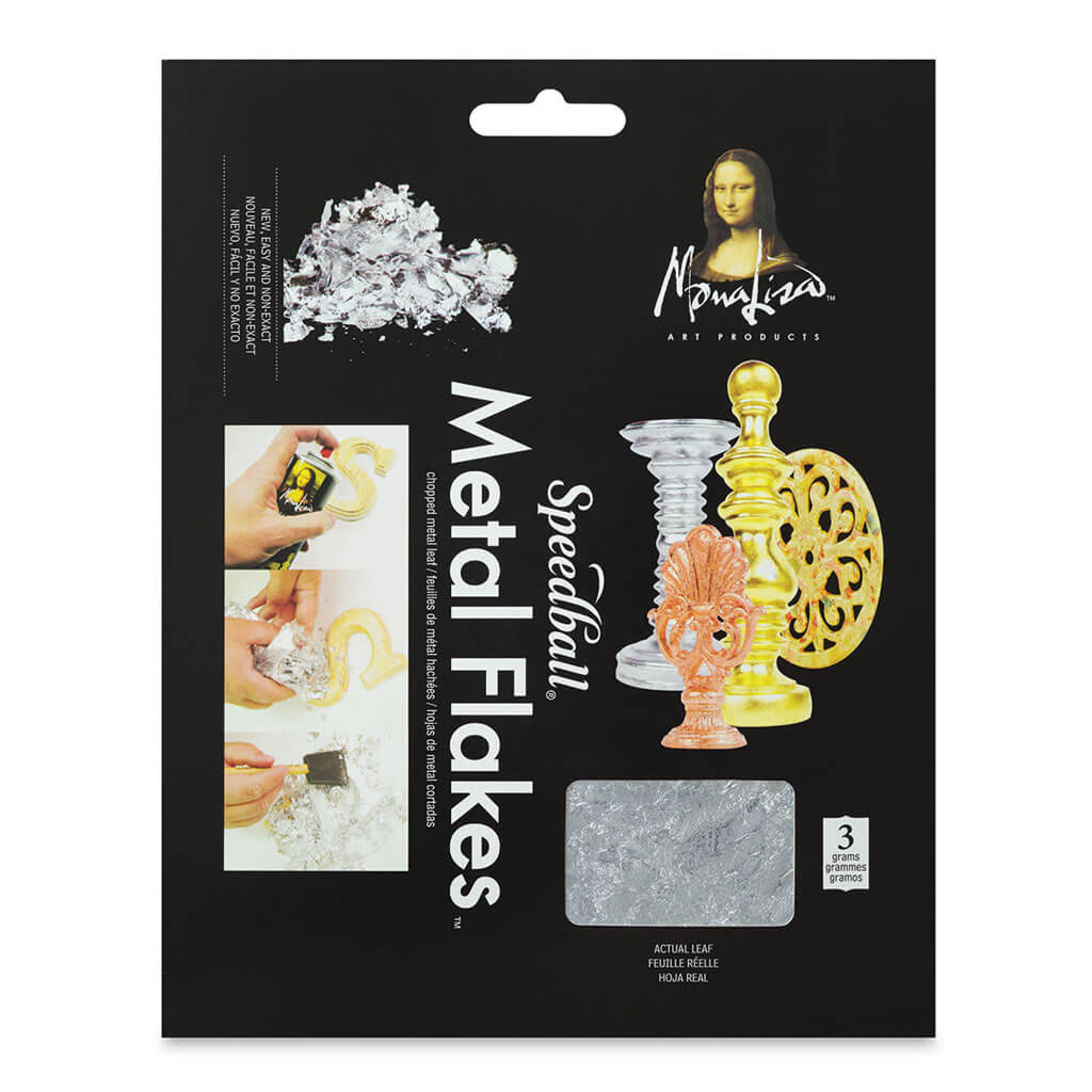 Metal Flakes Silver 3g