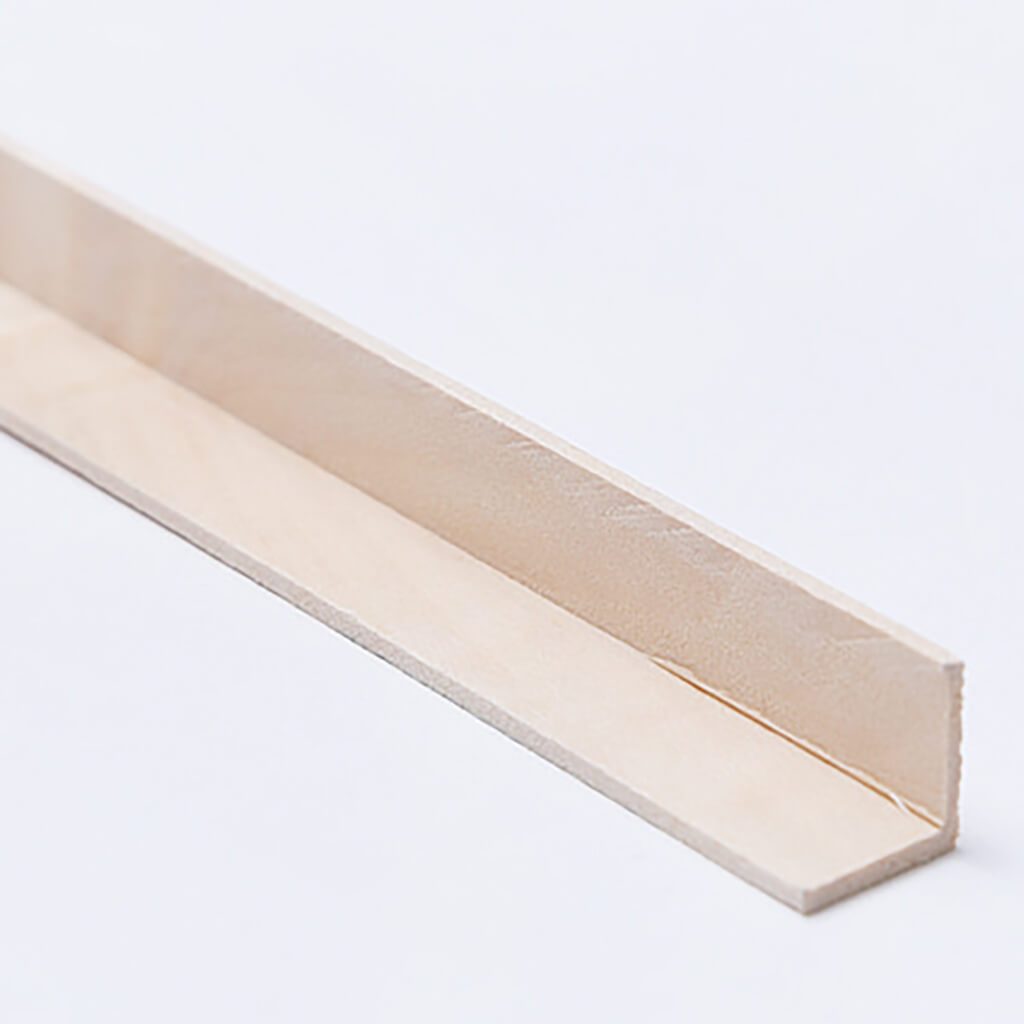 Basswood Corner Angle 3/8 x 3/8 x 24