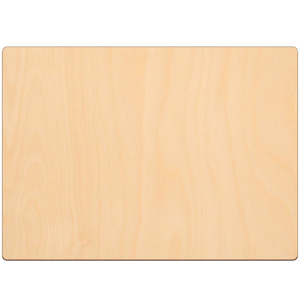 Wood Rectangle 8-1/2in x 10in