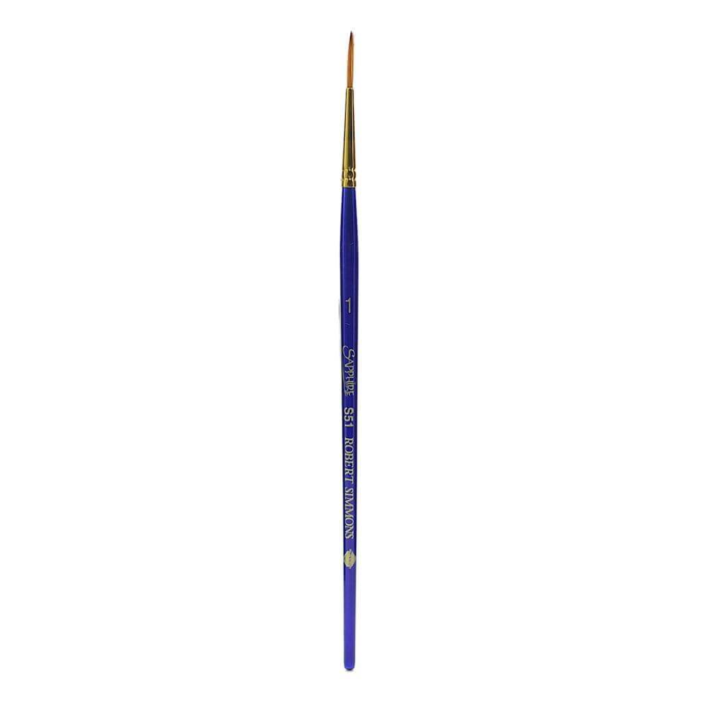 Sapphire Liner Short Handle Brushes Series 51