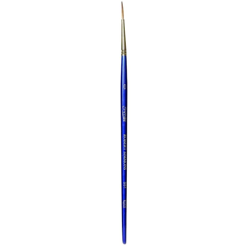 Sapphire Liner Short Handle Brushes Series 51